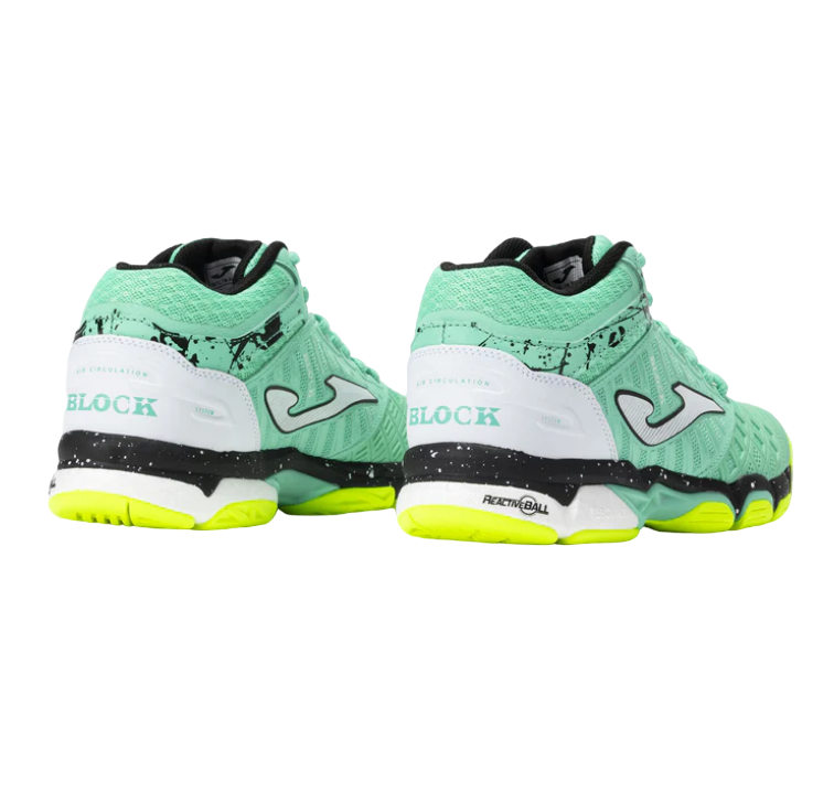 Joma scarpa da pallavolo da donna Blok 2427 verde turchese