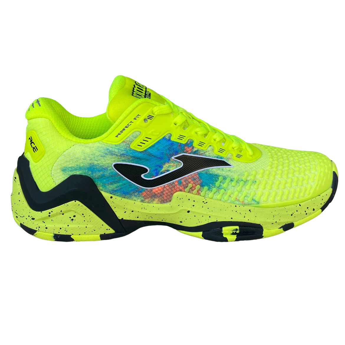 Joma scarpa da tennis da uomo ammortizzata e protettiva Ace Men 2309 giallo limone frontale