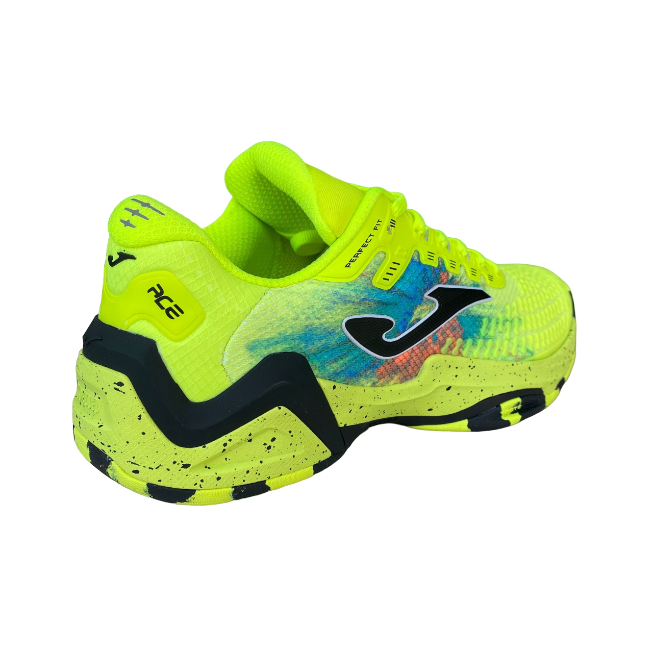 Joma scarpa da tennis da uomo ammortizzata e protettiva Ace Men 2309 giallo limone retro