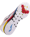 Joma scarpa da calcetto indoor da uomo Regate Rebound 2476 bianco-rosso