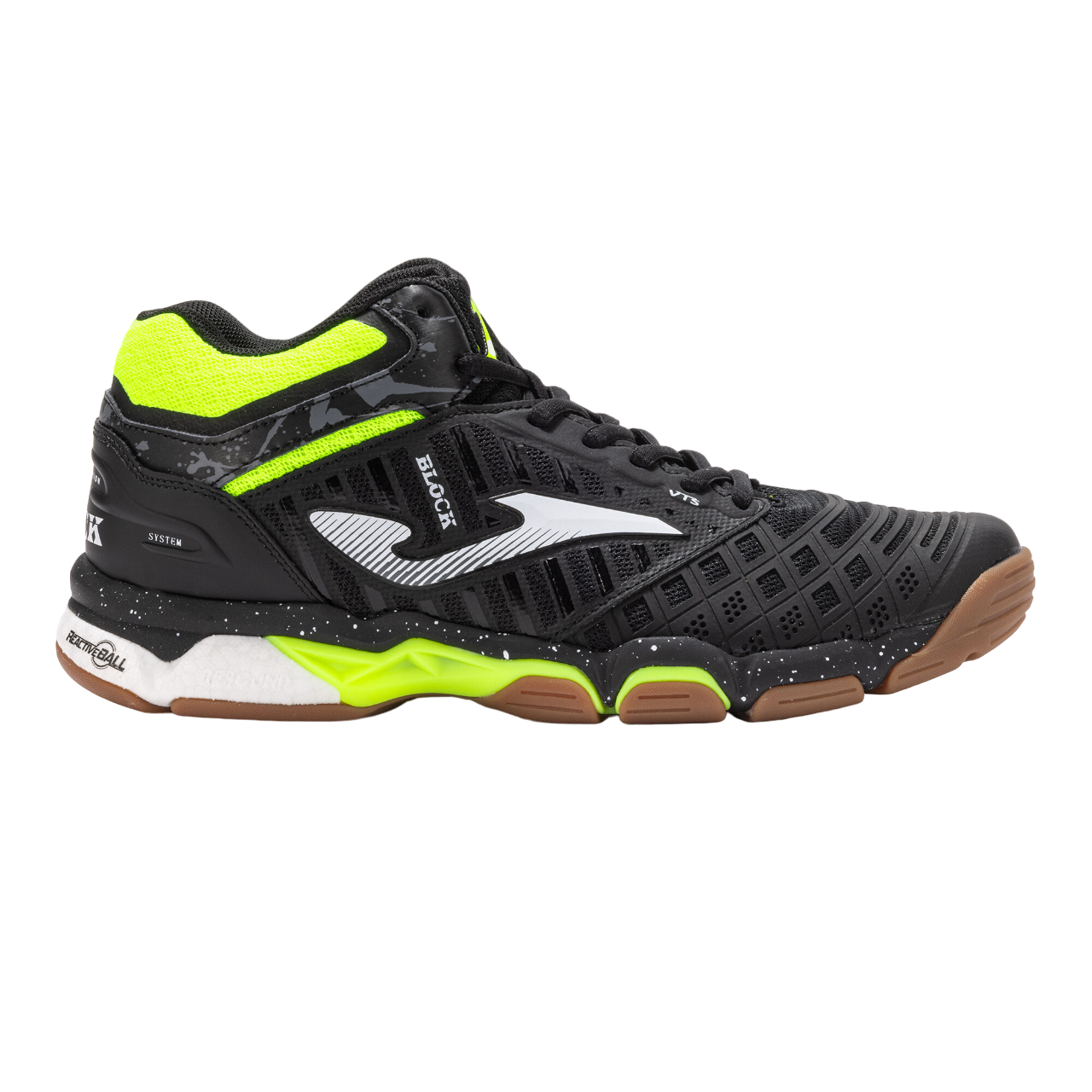 Joma scarpa da pallavolo da uomo Blok 2401 nero-giallo