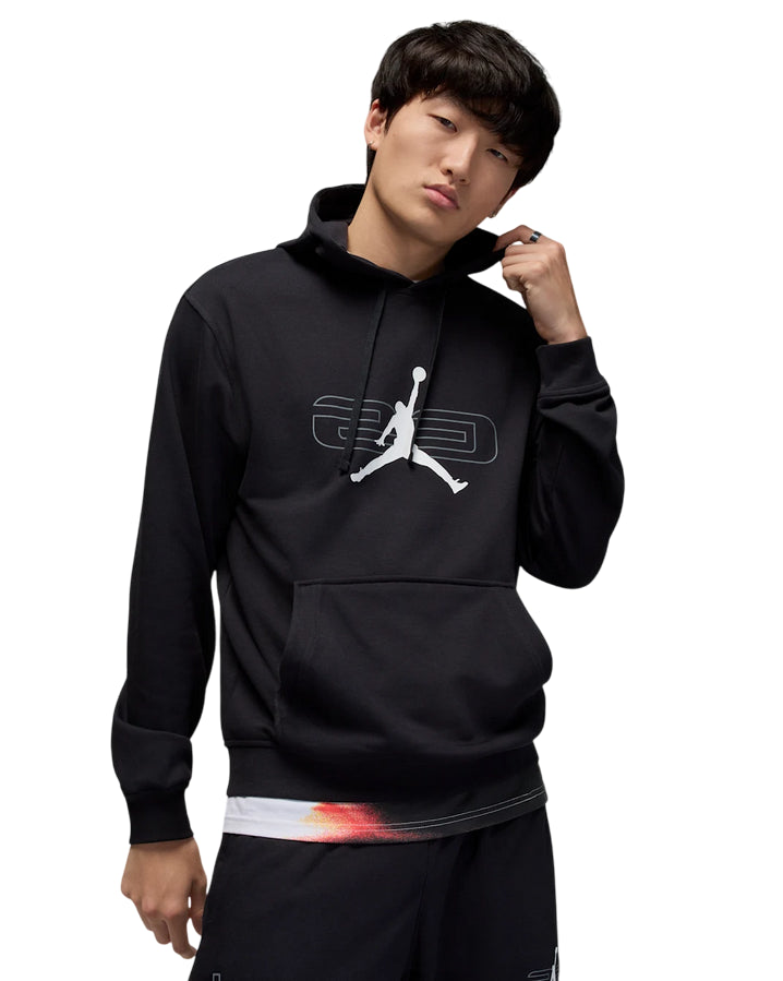 Jordan Sport Crossover Hoodie HQ8694-010 Nero – Felpa Uomo in Fleece Dri‑FIT, Comfort e Stile Iconico