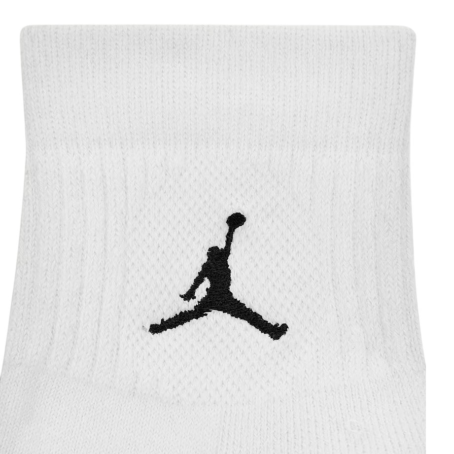 Jordan calza alla caviglia Everyday DX9655-100 bianco Confezione da 3 paia