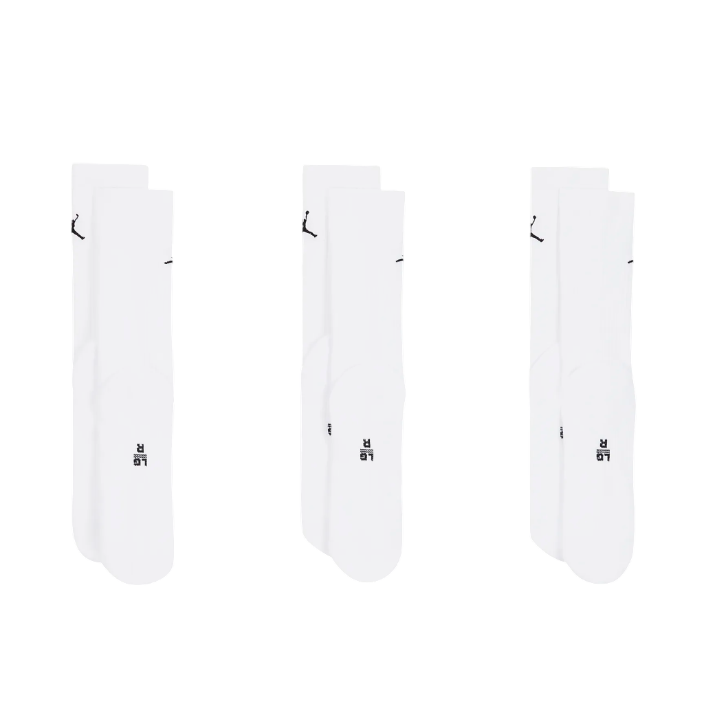 Jordan calza di media lunghezza Everyday DX9632-100 bianco Confezione da 3 paia