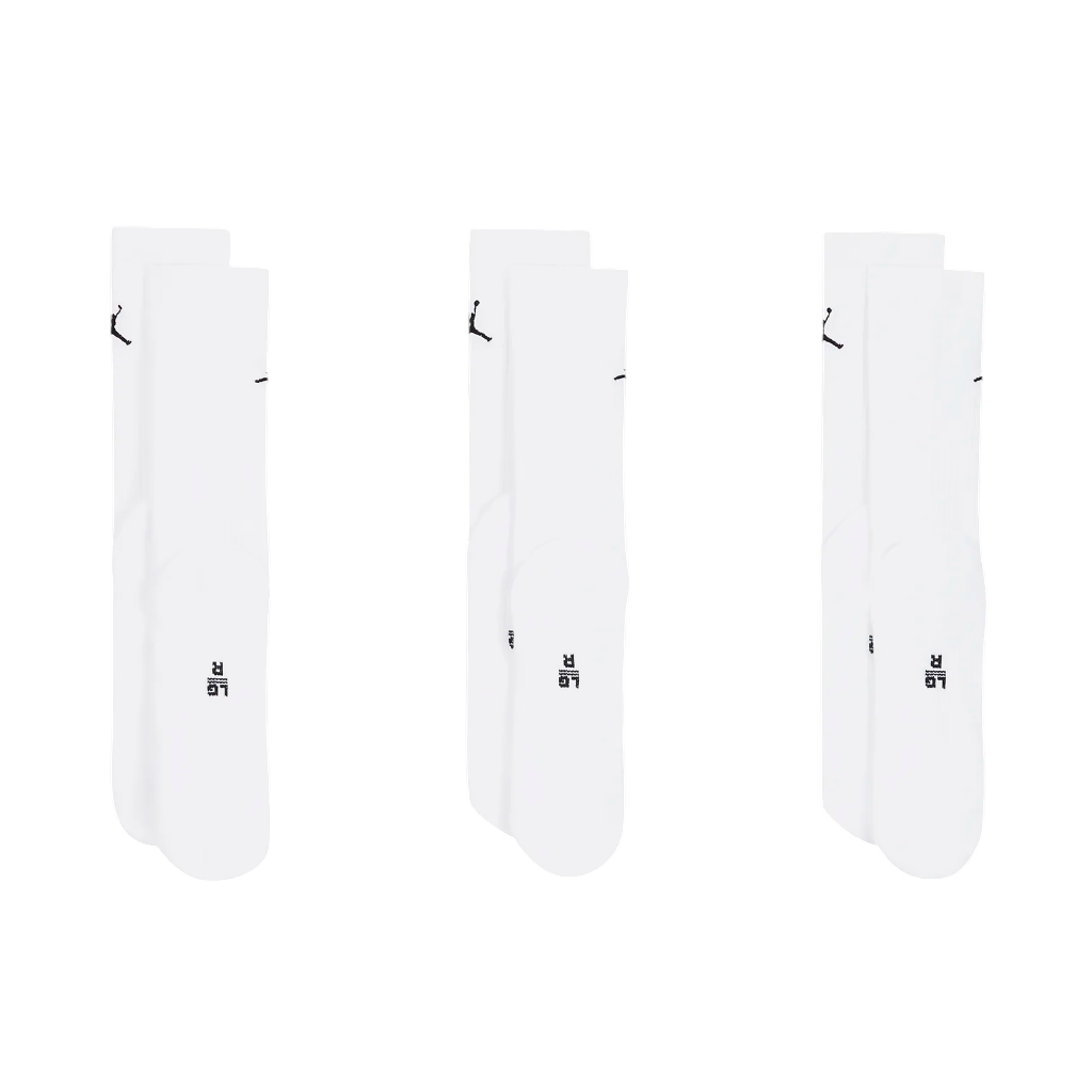 Jordan calza di media lunghezza Everyday DX9632-100 bianco Confezione da 3 paia
