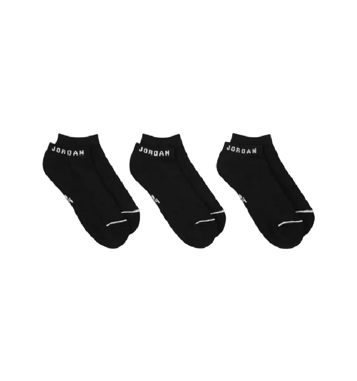 Jordan confezione da 3 paia di calze basse unisex DX9656-010 nero