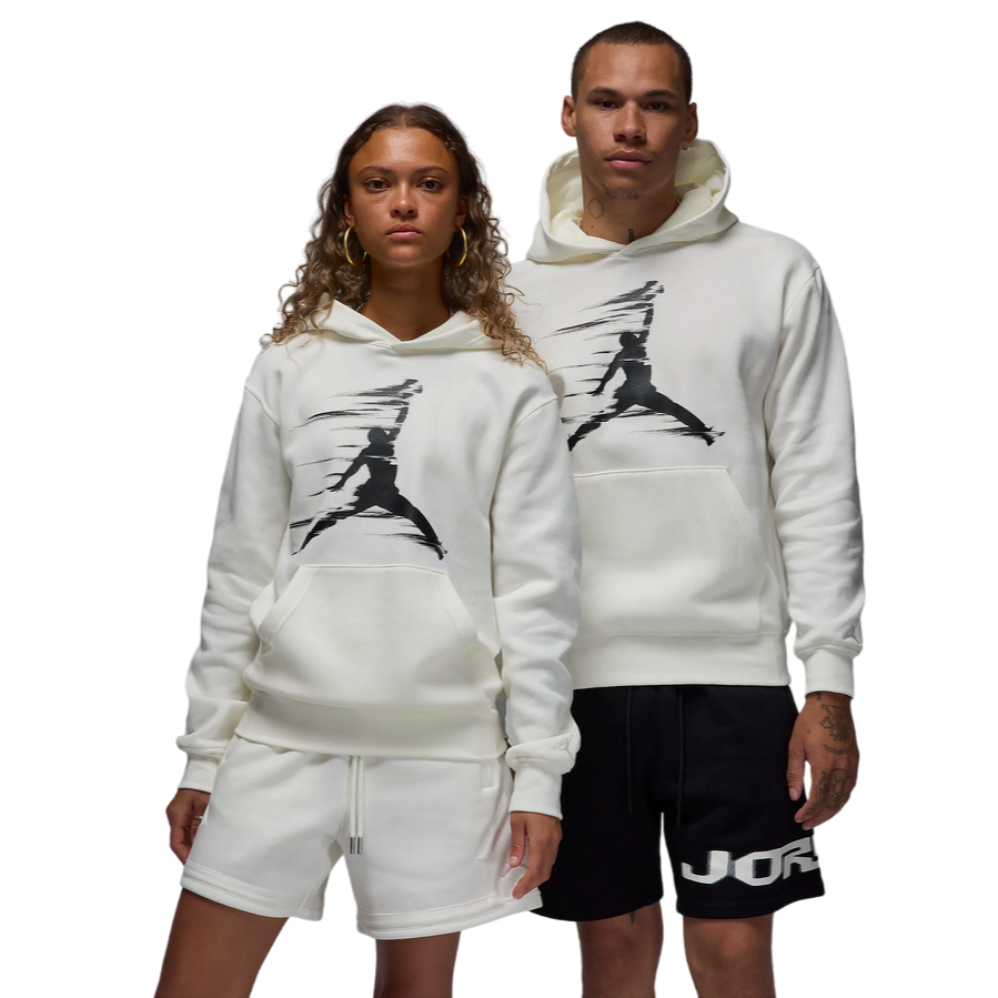 Jordan felpa con cappuccio da uomo MVP FV7227-133 vela bianca-nero