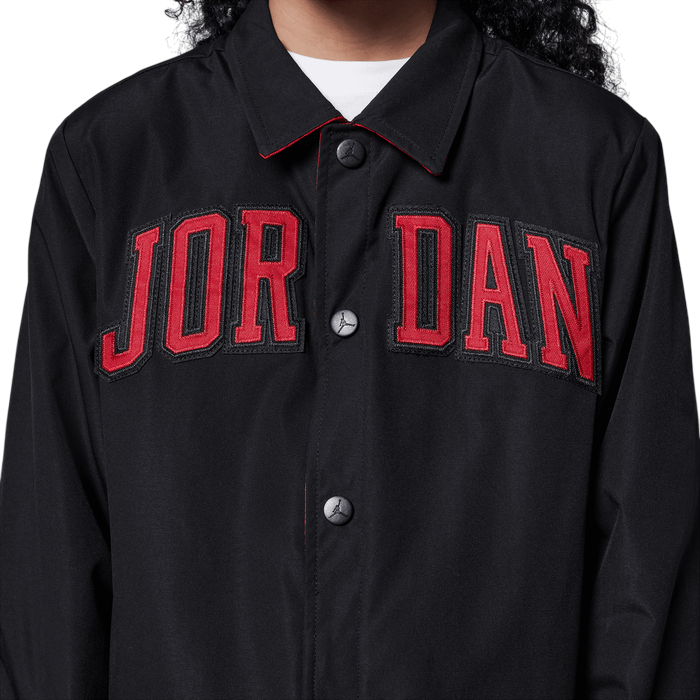 Jordan giubbino reversibile junior Coach 95D671-023 nero-rosso