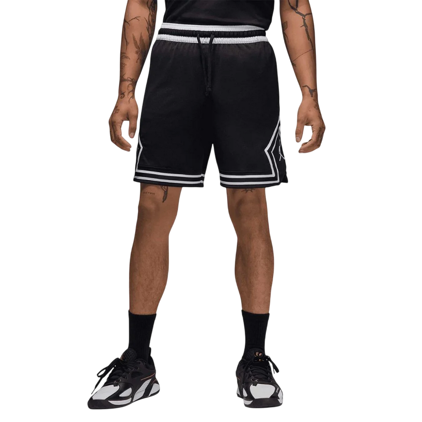Jordan pantaloncino da uomo Diamond in mesh Dri-FIT HF9910-010 nero-bianco