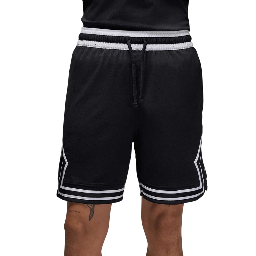 Jordan pantaloncino da uomo Diamond in mesh Dri-FIT HF9910-010 nero-bianco