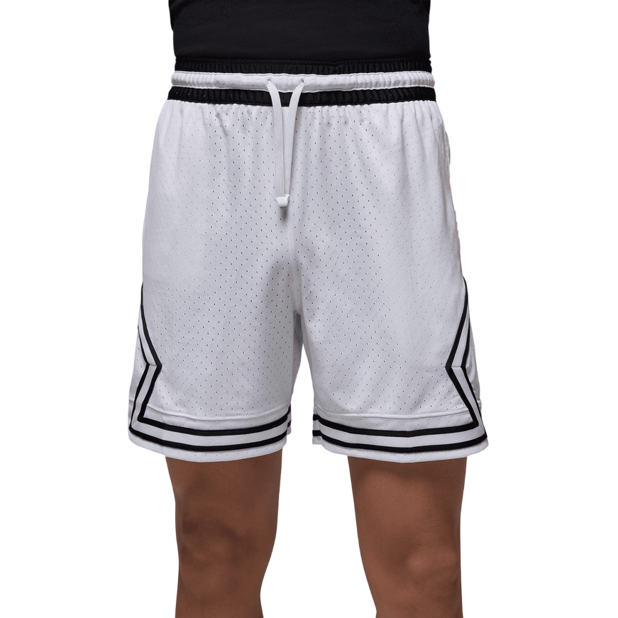 Jordan pantaloncino da uomo Diamond in mesh Dri-FIT HF9910-100 bianco-nero