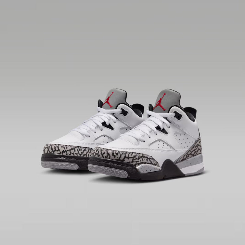 Jordan scarpa sneakers junior Son of Mars Low IR0525-101 bianca coppia