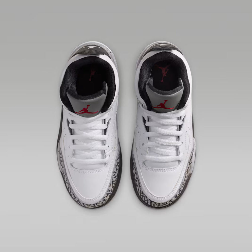 Jordan scarpa sneakers junior Son of Mars Low IR0525-101 bianca vista dall'alto