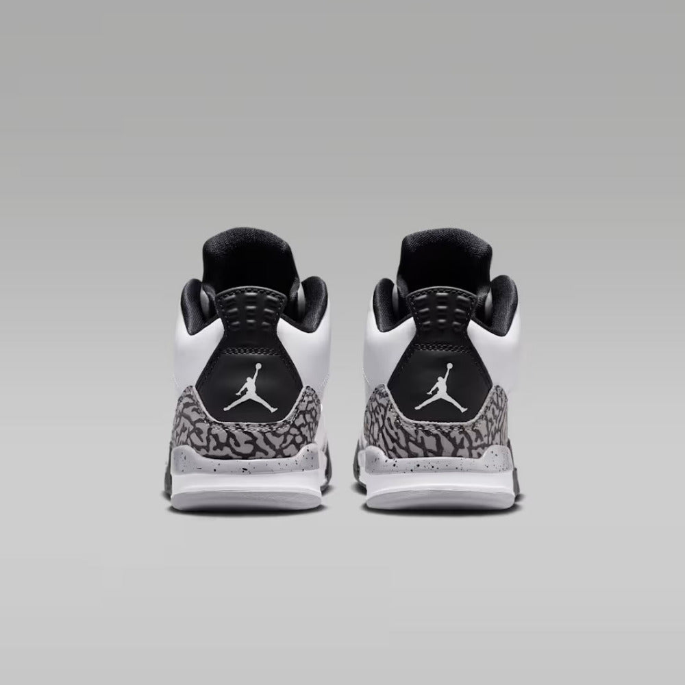 Jordan scarpa sneakers junior Son of Mars Low IR0525-101 bianca vista dietro