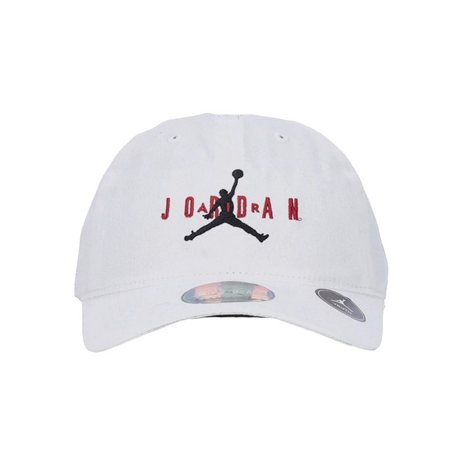 Jordan cappello regolabile da ragazzo con visiera curva Brim Adjustable 9A0569-001 bianco