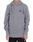 Jordan felpa con cappuccio da ragazzo MJ Essentials 95C630-GEH grigio