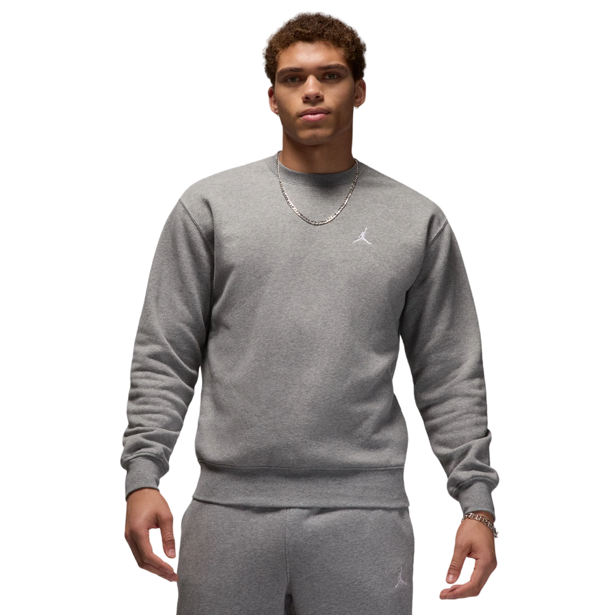 Jordan felpa girocollo da uomo Brooklyn Fleece FV7293-091 grigio melange