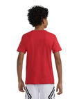 Jordan maglietta manica corta da ragazzo Practice Flight 95A088-R78 rosso