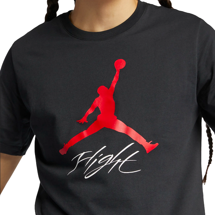 Jordan maglietta manica corta da uomo Jumpman Flight AO0664-101 nero