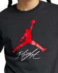 Jordan maglietta manica corta da uomo Jumpman Flight AO0664-101 nero