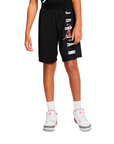 Jordan pantaloncino sportivo traspirante da ragazzo Vert Mesh 957176-023 nero