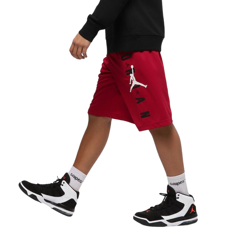 Jordan pantaloncino sportivo traspirante da ragazzo Vert Mesh 957176-R78 rosso