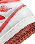 Jordan scarpa sneakers da adulti Air Jordan Mid SE FJ3458-160 bianco rosso