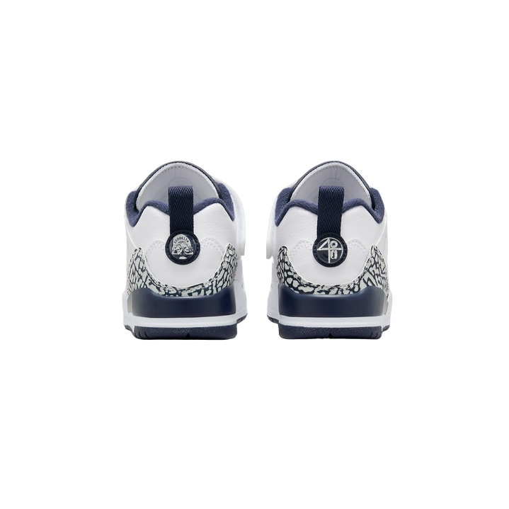 Jordan scarpa sneakers da bambino Spizike Low FQ3951-104 bianco-platino-blu