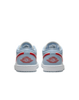 Jordan scarpa sneakers da donna Air Jordan 1 Low DC0774-164 blu grigio-bianco-rosso