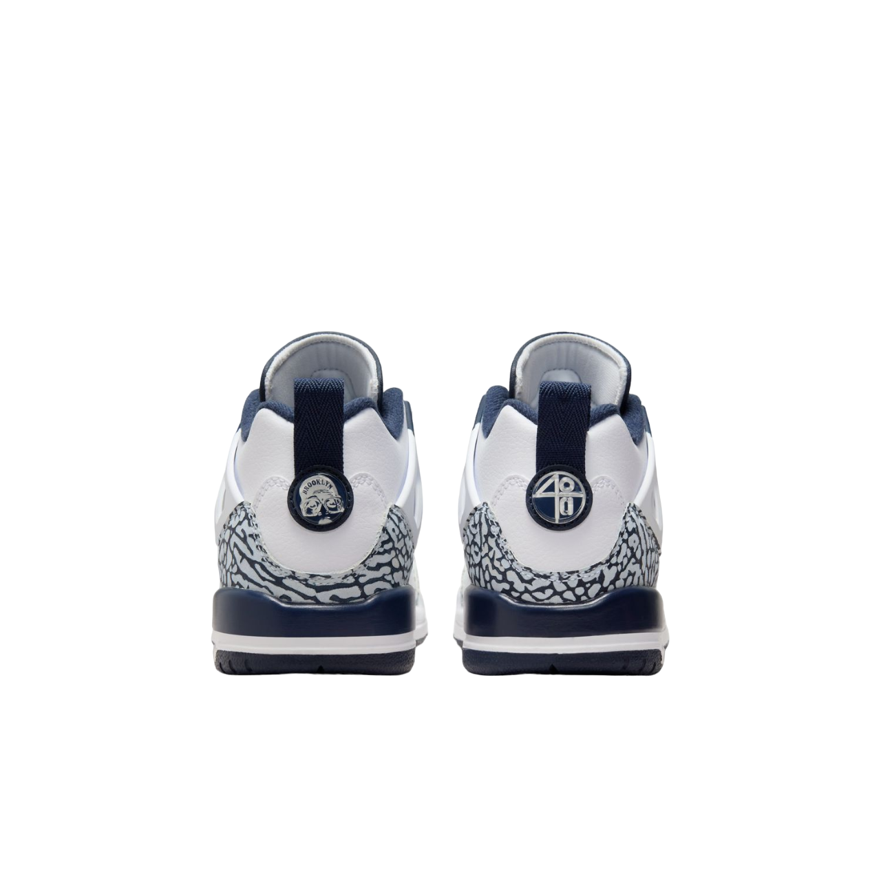 Jordan scarpa sneakers da ragazzo Spizike Low FQ3950-104 bianco-blu