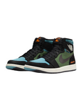 Jordan scarpa sneakers da uomo Air Jordan 1 Element DB2889-003 nero celeste verde oliva