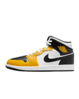 Jordan scarpa sneakers da uomo Air Jordan 1 Mid DQ8426-701 giallo ocra-nero-bianco