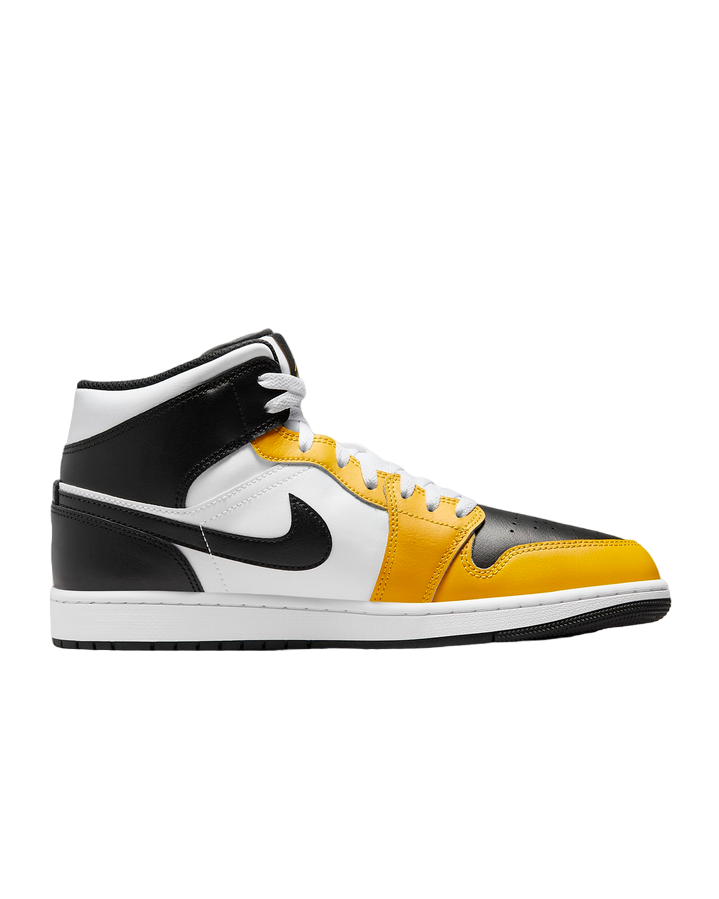 Jordan scarpa sneakers da uomo Air Jordan 1 Mid DQ8426-701 giallo ocra-nero-bianco