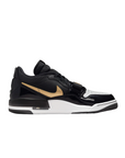 Jordan scarpa sneakers da uomo Air Jordan Legacy 312 Low nero oro bianco