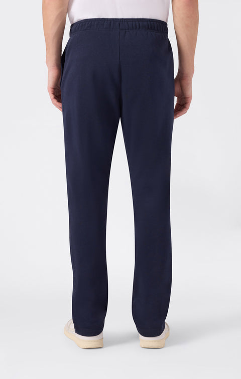 Champion pantalone sportivo da uomo in cotone felpato 221801-BS501 blu