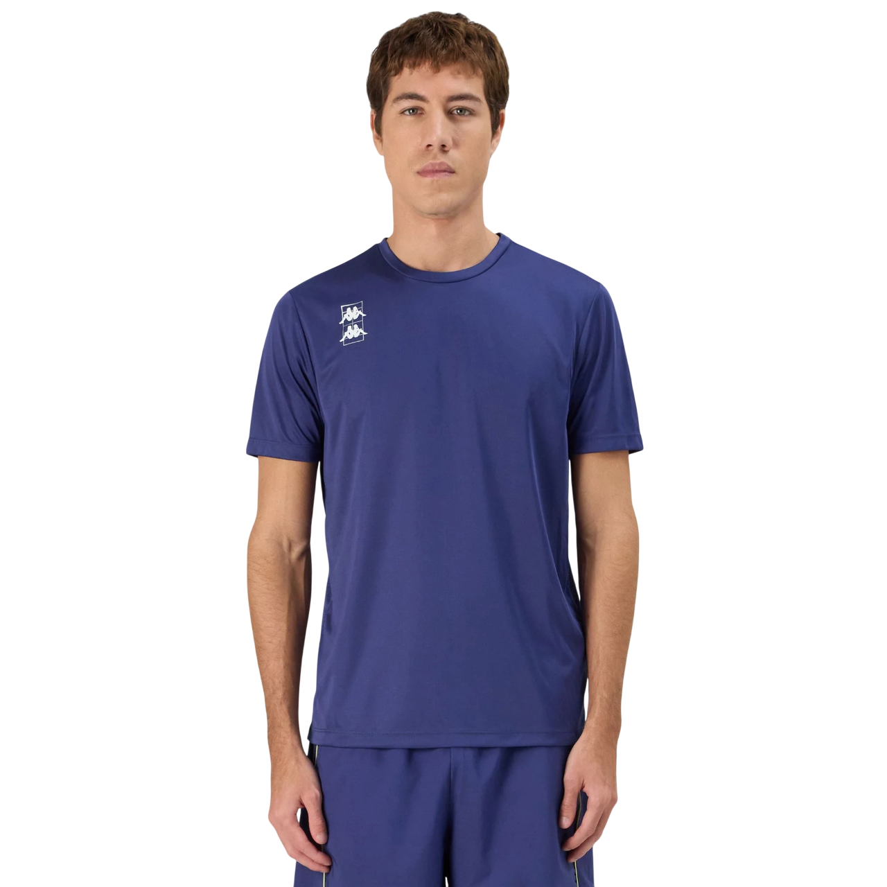 Kappa Maglietta manica corta Kombat Padel Fuyo 361I7IW A0V blu-giallo