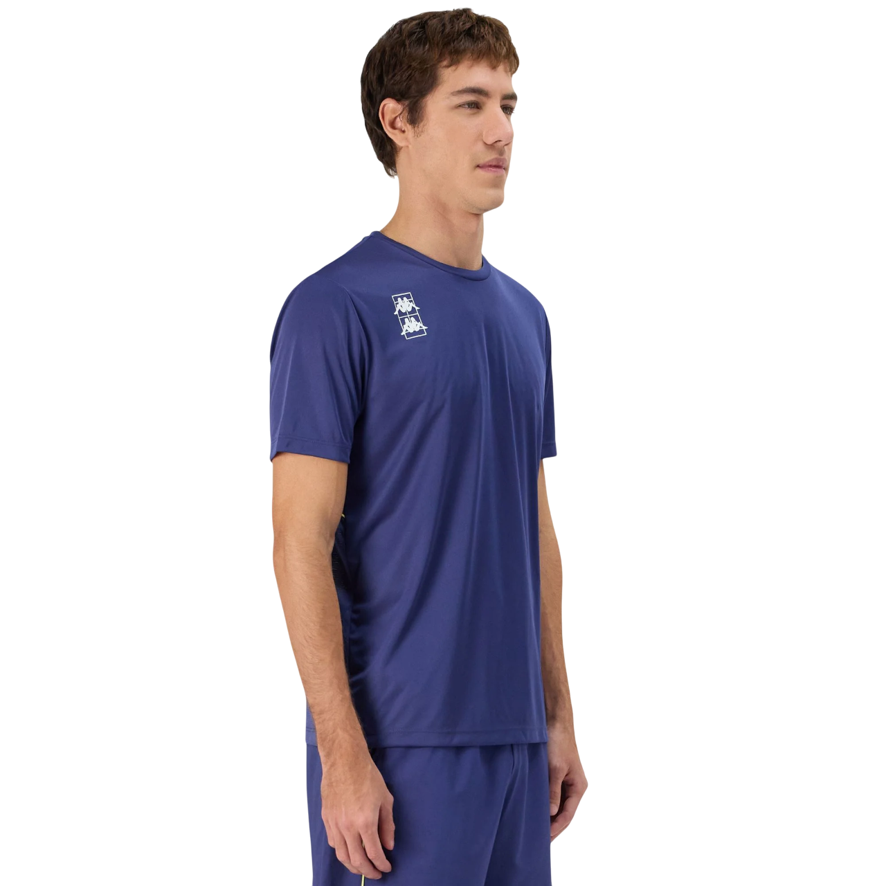 Kappa Maglietta manica corta Kombat Padel Fuyo 361I7IW A0V blu-giallo