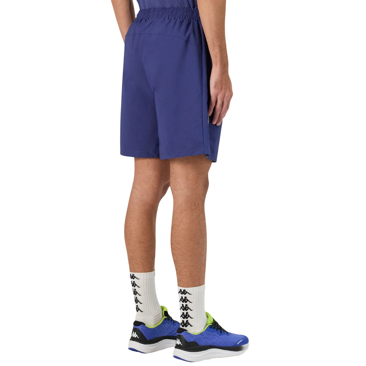 Kappa pantaloncino sportivo da uomo Kombat Padel Fivio 331K48W A0V blu-giallo