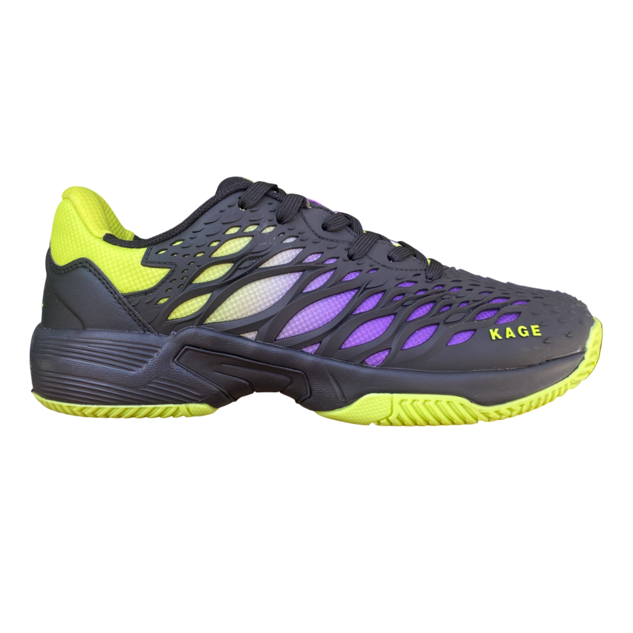 Kappa scarpa da padel da uomo KAGE 2 321V3YW A0A verde lime-viola
