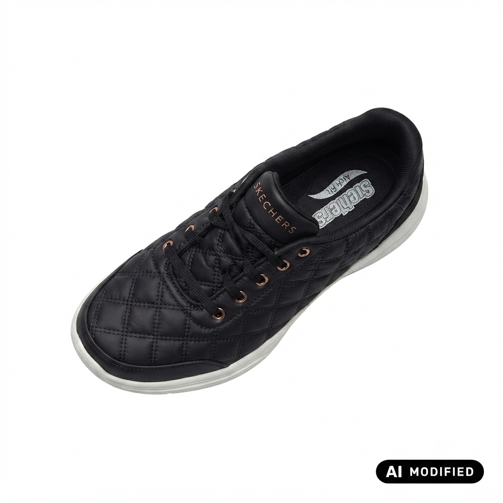 Skechers sneakers da donna Slip-ins Arch Fit Arcade Cozy Fit Cuddle Steps 177209/BLK nera