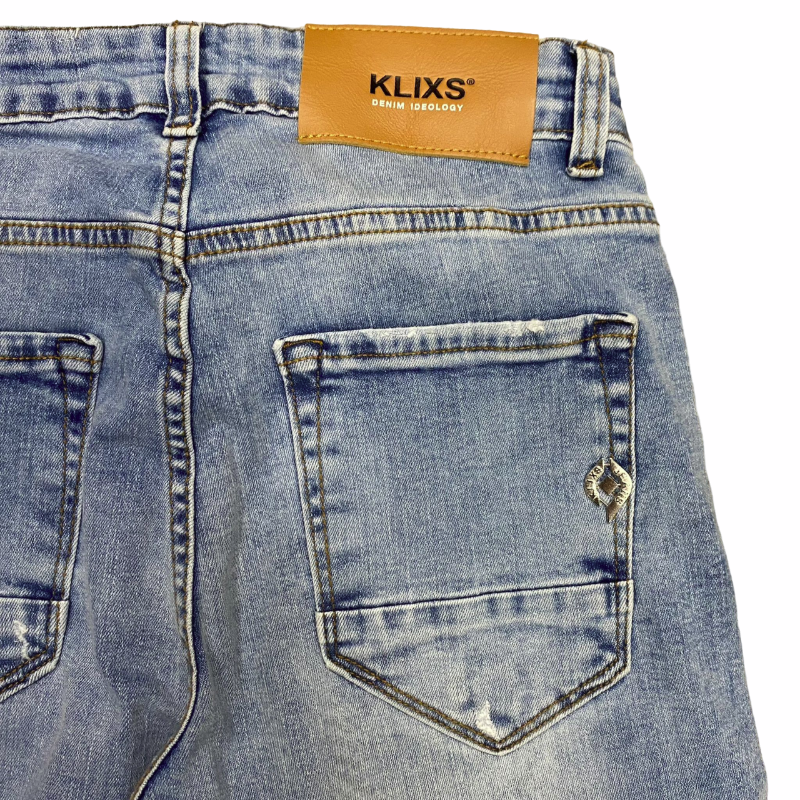 Klixs pantalone jeans da uomo Mike 01154LJ blu chiaro