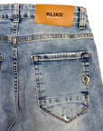 Klixs pantalone jeans da uomo Mike 01154LJ blu chiaro