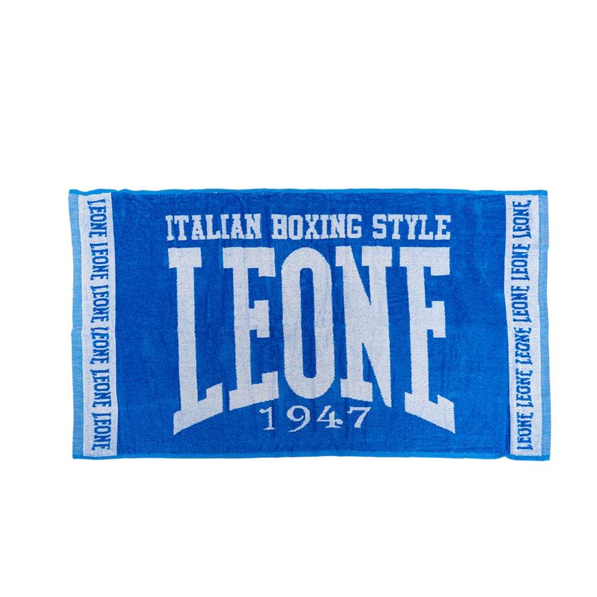 LEONE Asciugamano da Ring in spugna AC914 Azzurro