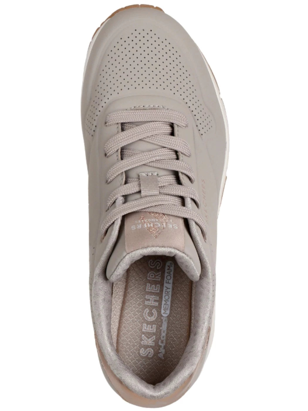 Skechers scarpa sneakers da donna Uno Golden Air 177094/TPE tortora