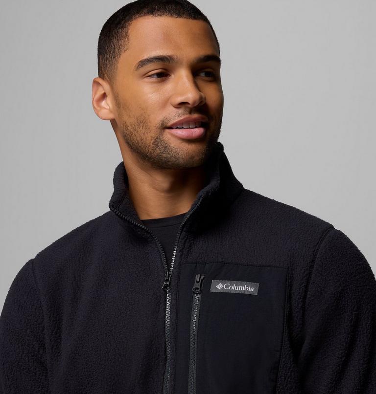 Columbia Felpa in pile bouclé con cerniera a metà lunghezza Jasper Ridge™ da uomo 2142411 010  nero