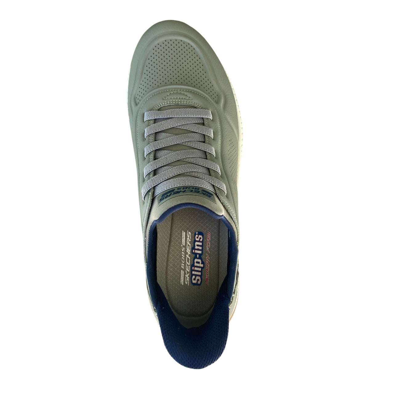 Dettaglio lacci elasticizzati Skechers BOBS Sport Squad per calzata Hands Free senza allacciare