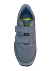 Le Coq Sportif scarpa da bambono con strappo in nylon Racerone 1610428 titanio