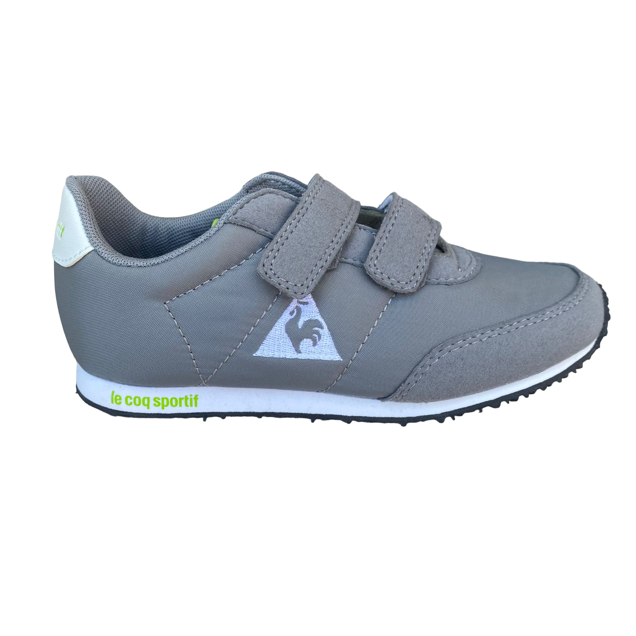 Le Coq Sportif scarpa da bambono con strappo in nylon Racerone 1610428 titanio