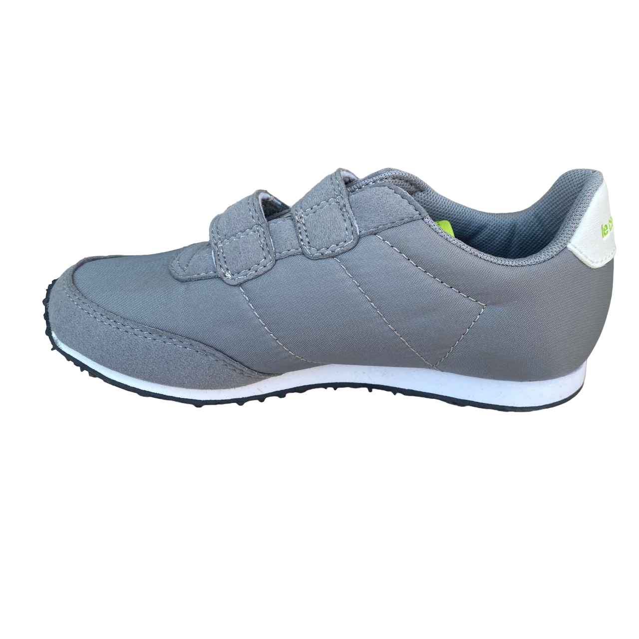 Le Coq Sportif scarpa da bambono con strappo in nylon Racerone 1610428 titanio