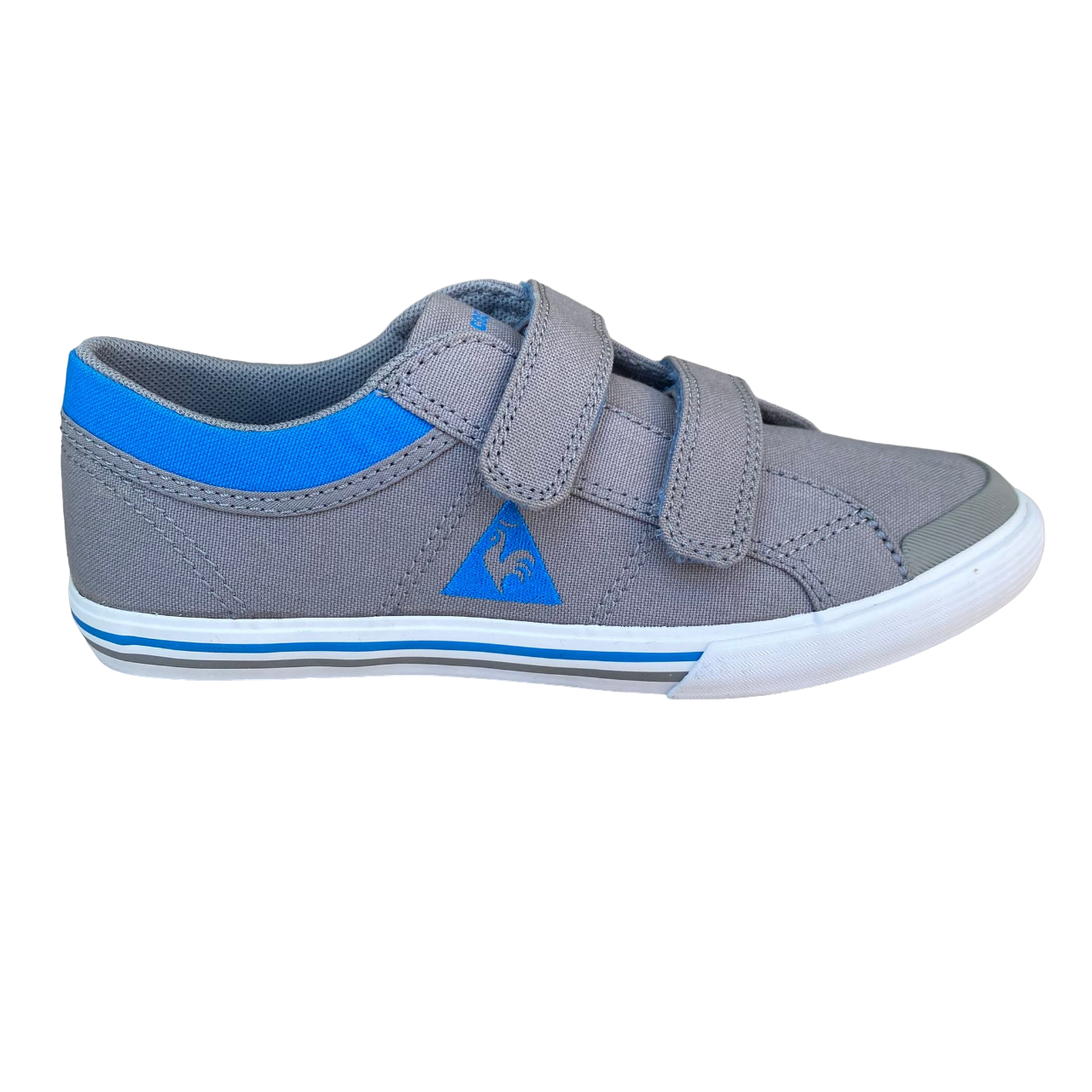 Le Coq Sportif scarpa in tela da bambino con strappo Saint Gaetan 1610542 grigio